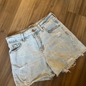 Old Navy Distressed Light Wash Shorts